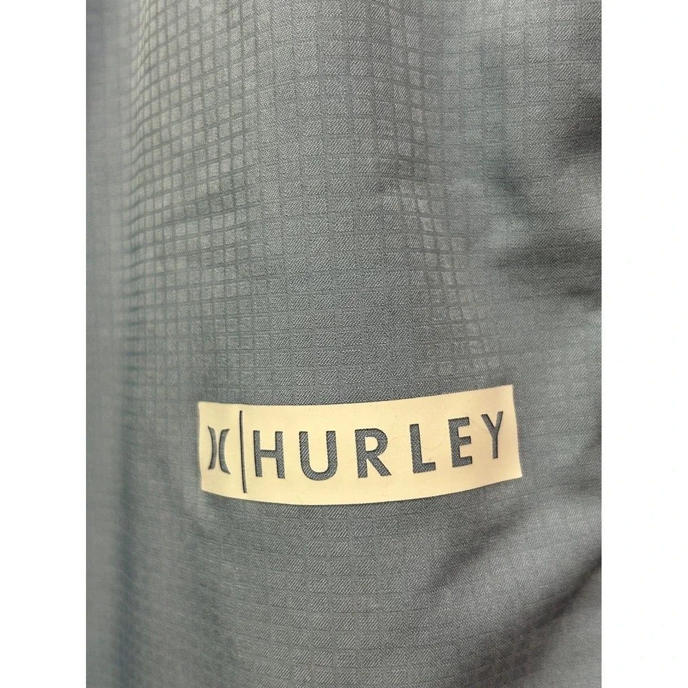 Hurley‎ Shorts Mens Large Blue Ripstop Athletic Performance Drawstring Pockets